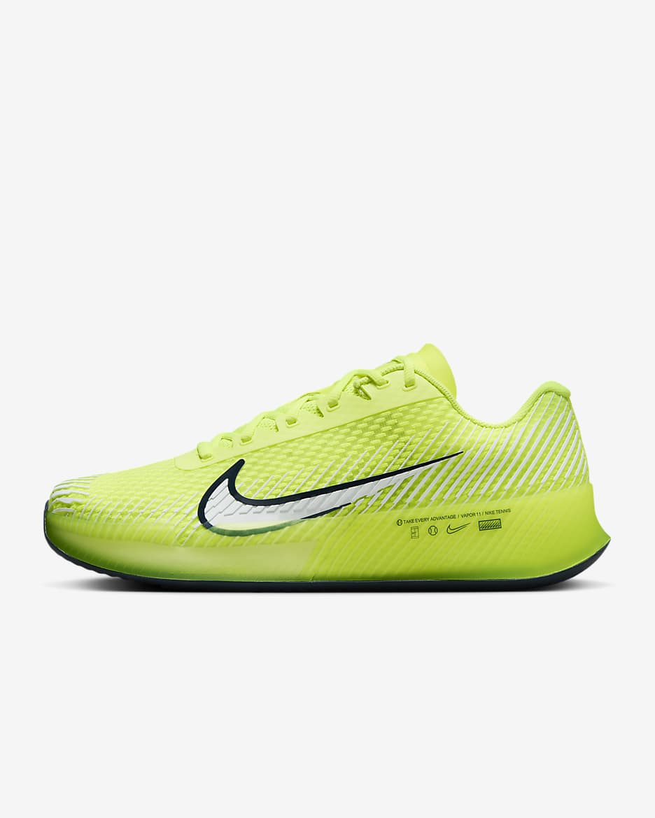 Nike green tennis shoes on sale